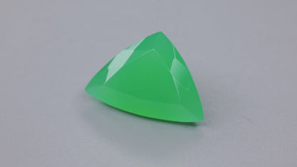 Gem Chrysoprase from Australia Faceted