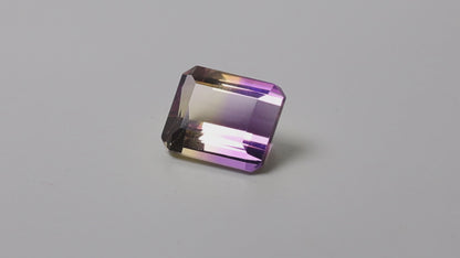 Faceted Ametrine AAA Perfect Bicolor