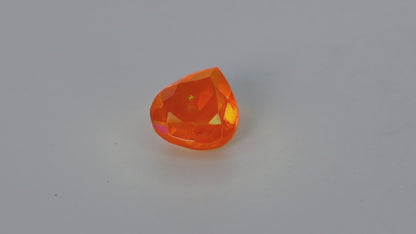Faceted Mexican Fire Opal