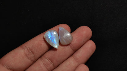 Russian Belomorite Moonstones Pair