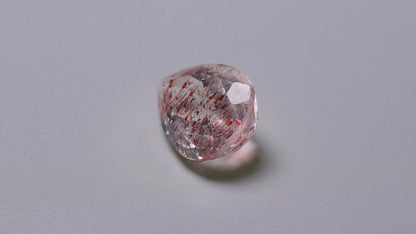 Faceted Lepidocrocite In Quartz