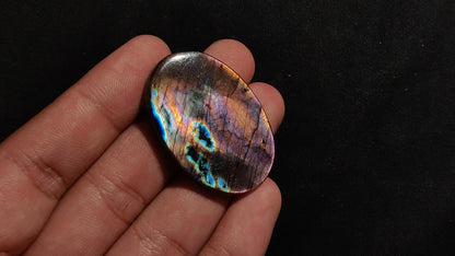 Purple Spectrolite Cabochon