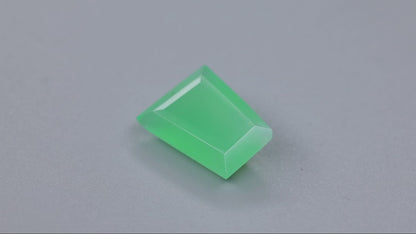 Gem Chrysoprase from Australia Faceted