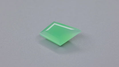 Gem Chrysoprase from Australia Faceted