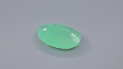 Gem Chrysoprase from Australia Faceted