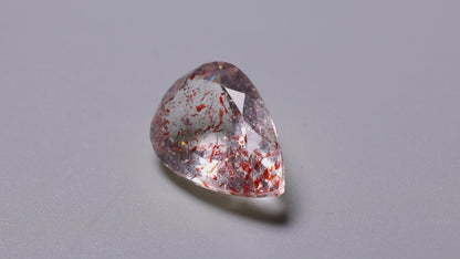 Faceted Lepidocrocite In Quartz