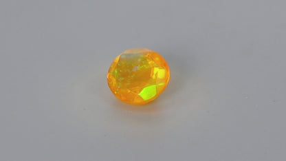 Faceted Mexican Fire Opal