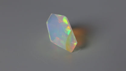 Step Faceted Ethiopian Opal Coffin