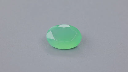 Gem Chrysoprase from Australia Faceted