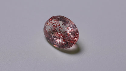 Faceted Lepidocrocite In Quartz