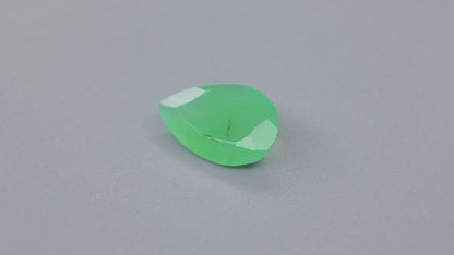 Gem Chrysoprase from Australia Faceted