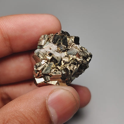 Raw Cubic Pyrite Druzy Specimen