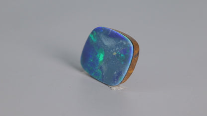 Australian Lightening Ridge Opal (Backed)