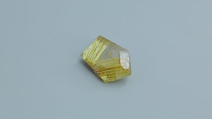 Faceted Golden Rutilated Quartz