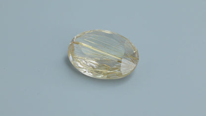 Faceted Golden Rutilated Quartz