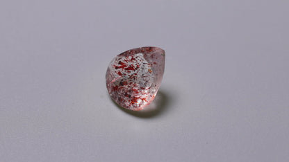 Faceted Lepidocrocite In Quartz