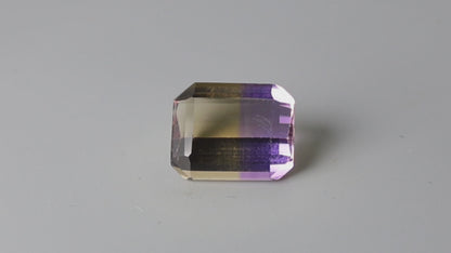 Rare Large Faceted Ametrine AAA Perfect Bicolor