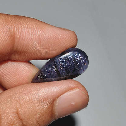 Bloodshot Iolite Sunstone Cabochon AAA