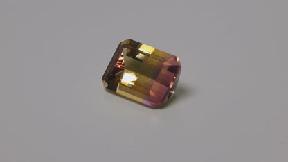 Faceted Ametrine AAA Perfect Bicolor