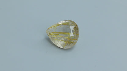 Faceted Golden Rutilated Quartz