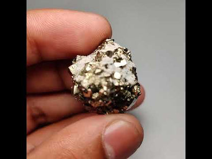 Raw Cubic Pyrite Druzy Specimen