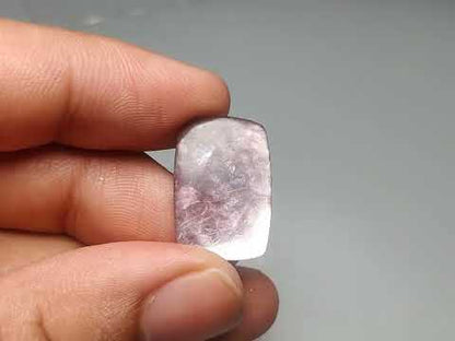 Gem Lepidolite Mica Cabochon Deep Purple