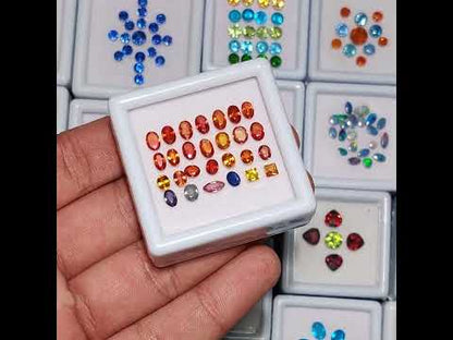 High Grade Multi Sapphires Set