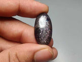 Bloodshot Iolite Sunstone Cabochon with Confetti