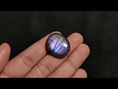 Purple Spectrolite Cabochon