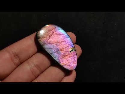 Purple Spectrolite Cabochon