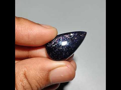 Bloodshot Iolite Sunstone Cabochon AAA