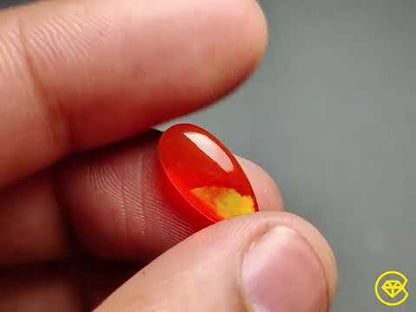 Mexican Fire Opal Cabochon