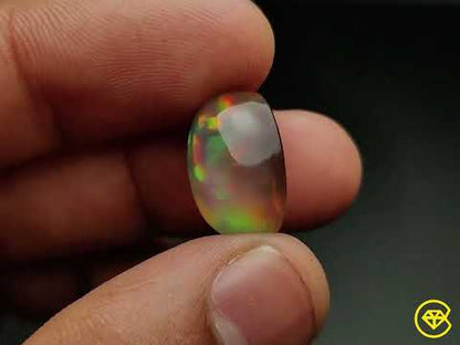 Natural Dark Ethiopian Welo Opal Cabochon