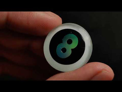 Aurora Opal 8 Inlay Black Onyx Doublet