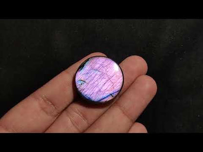 Purple Spectrolite Cabochon