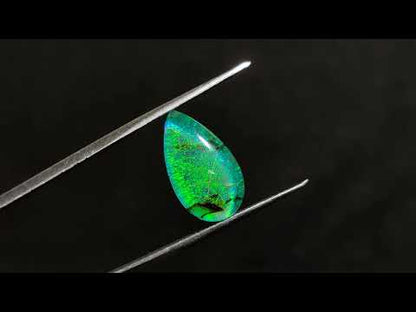 Monarch Opal Doublet Sterling Opal Cabochon