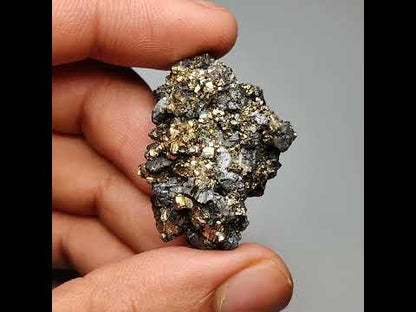 Raw Cubic Pyrite Druzy Specimen