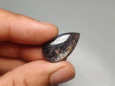 Bloodshot Iolite Sunstone Cabochon with Confetti