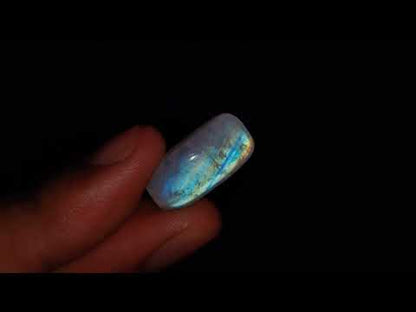 Rainbow Moonstone Cabochon