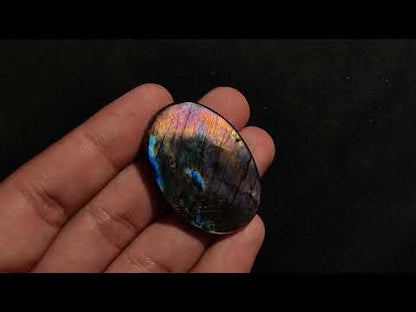 Purple Spectrolite Cabochon