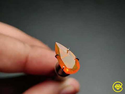 Faceted Mexican Fire Opal